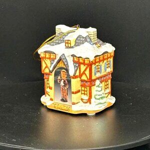 Vintage 2001 MJ Hummel Goebel "Hotel" Porcelain Figurine Ornament